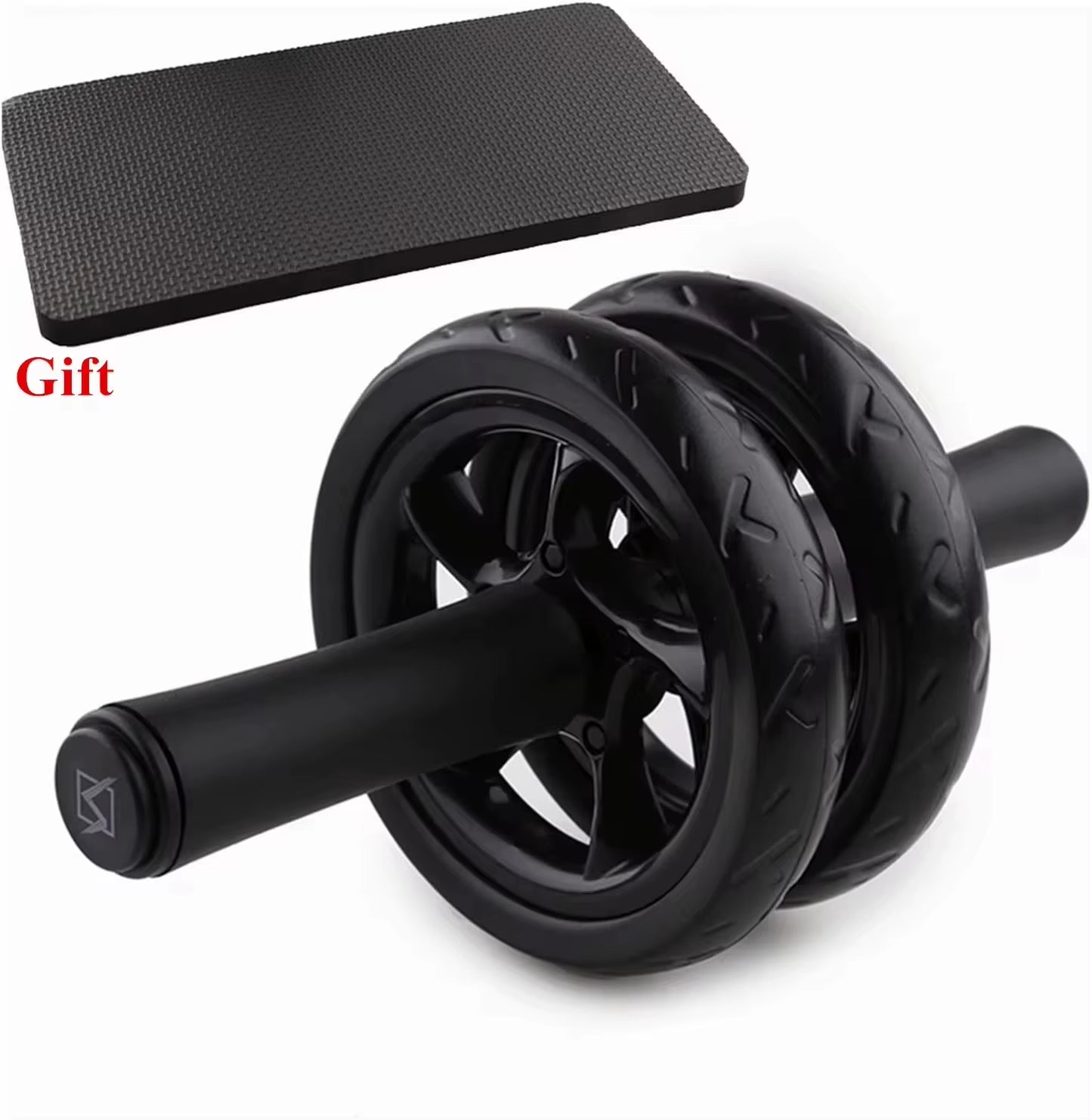 AB Roller Wheel with Knee Pad and Resistance Bands for Comprehensive Core Workout
